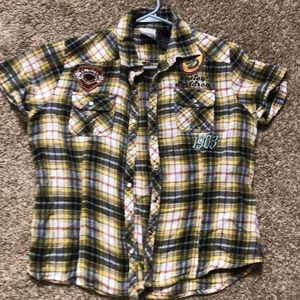 Harley Davidson button up